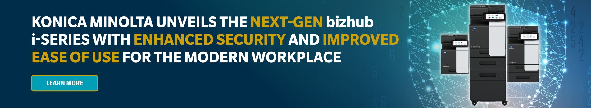 Konica Minolta unveils the next-gen bizhub i-series with enhanced security and improved ease of use for the modern workplace