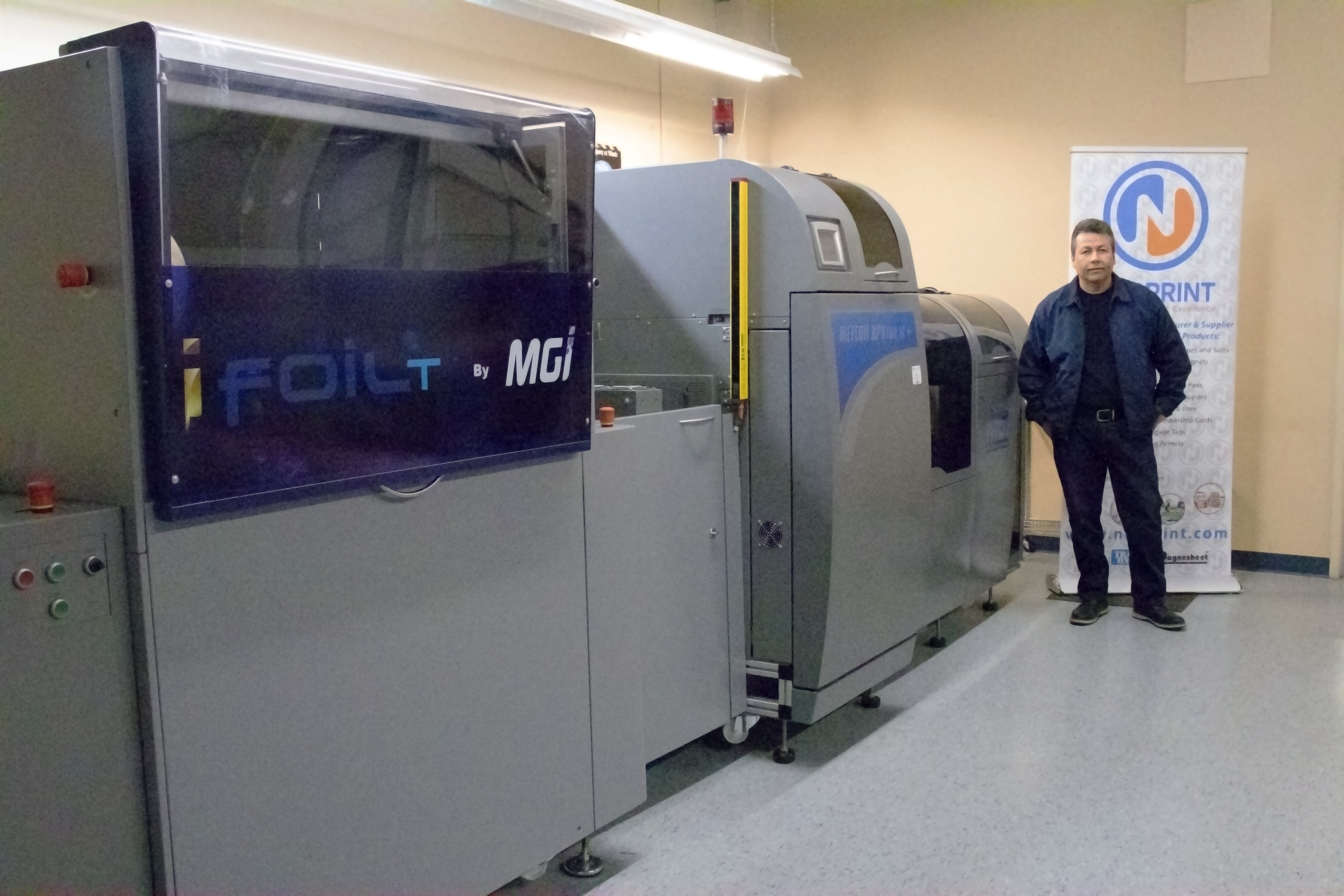 Image of Cesar Cabrera with the MGI Meteor DP8700 XL
