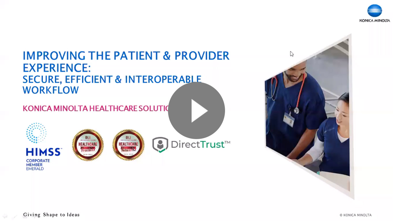 Watch the Improving Patient Care through Secure, Interoperable Exchange webinar in English now