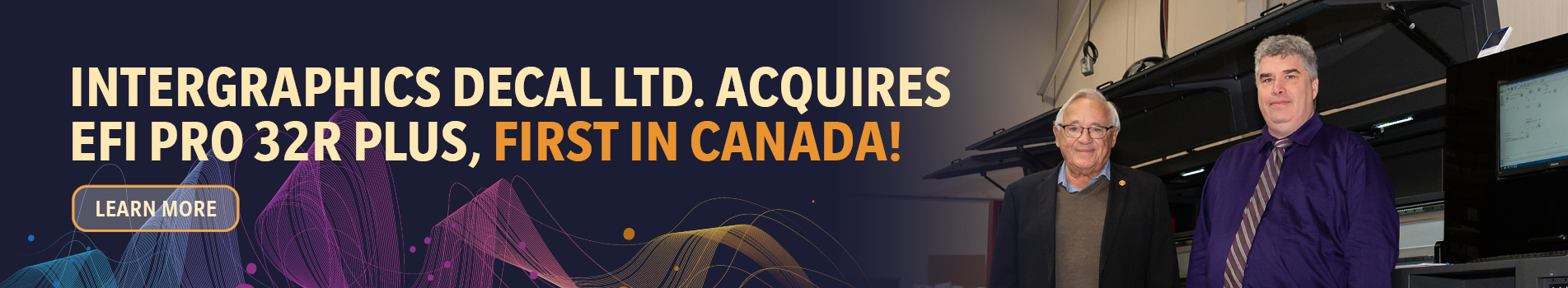 Intergraphics Decal Ltd. Acquires EFI 32R Plus, First in Canada