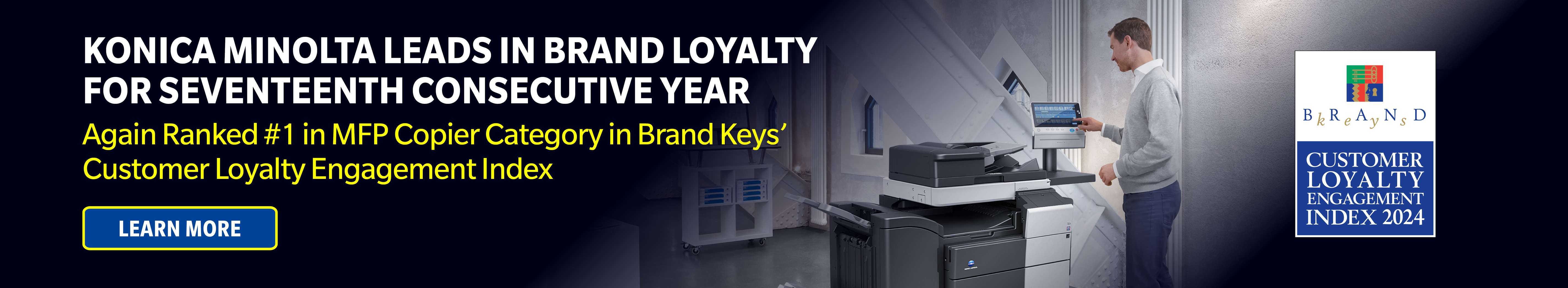 Konica Minolta Leads in Brand Loyalty for Seventeenth Consecutive Year