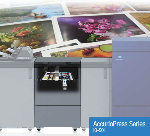 IQ-501 Intelligent Quality Optimizer Print Production Digital Press from Konica Minolta Canada